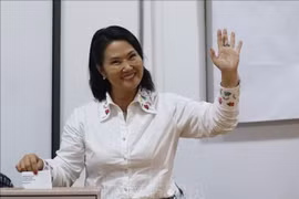 秘鲁当选总统藤森庆子。图自新华社/越通社