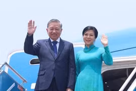 越共中央总书记苏林启程对哈萨克斯坦、阿塞拜疆、白俄罗斯进行国事访问并对俄罗斯进行正式访问。图自越通社