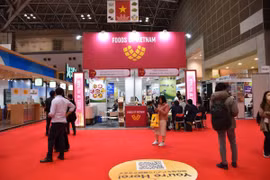 越南企业参加2025年日本东京国际食品及饮料加工技术展览会。图自越通社