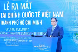 范明政总理发表讲话。图自越通社