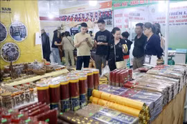 2026年岘港春节展销会吸引众多消费者前来参观购物。图自越通社