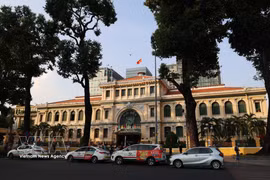 胡志明市邮局——胡志明市最具吸引力的目的地之一。图自越通社