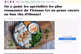 法国媒体推荐越南“必尝美食” 盛赞越南饮食文化丰富健康 越通社发