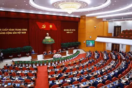 越共第十四届中央委员会第三次全体会议隆重开幕。图自越通社