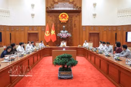 黎明兴总理主持召开关于2027年APEC年筹备进度会议。图自越通社