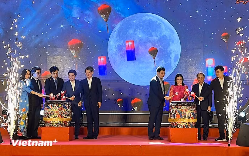 2025年岘港越南-韩国文化节开幕式。图自越通社