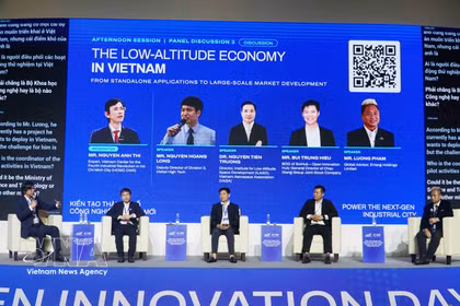 各位专家在会上提出意见。图自越通社