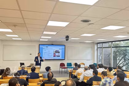 研讨会现场。图自越通社