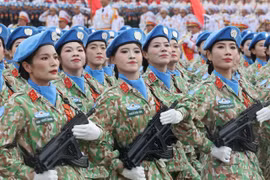 越南举行国庆80周年盛大阅兵：人民军各军种整齐亮相巴亭广场