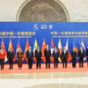 第23届中国—东盟博览会的东盟各国与中国领导人。图自越通社