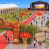 全民族大团结日活动上“全民族大团结大道”的3D效果图。图：越通社发