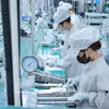 在广宁省的Bumjim Electronics Vina有限责任公司（100%韩资）的生产活动。图自越通社