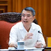 越南政府总理黎明兴主持召开中央案件执行及案件中被侵占、流失资产追缴工作指导委员会会议。图自越通社