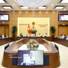 国会常务委员会就《刑法修正案（草案）》提出意见。图自越通社