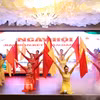 庆祝首届全民大团结日的文艺表演节目。图：越通社发