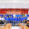 与会青年代表合影留念。图自越通社