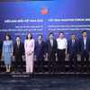 出席2026年越南海洋论坛的代表合影。图自越通社