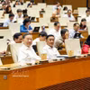 越共中央总书记、国家主席苏林出席会议。图自越通社