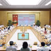 国会党委常委会与政府党委常委会关于第十六届国会第二次会议内容和议程的会议现场。图自越通社