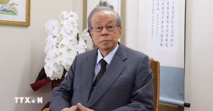 日本前首相福田康夫。图自越通社