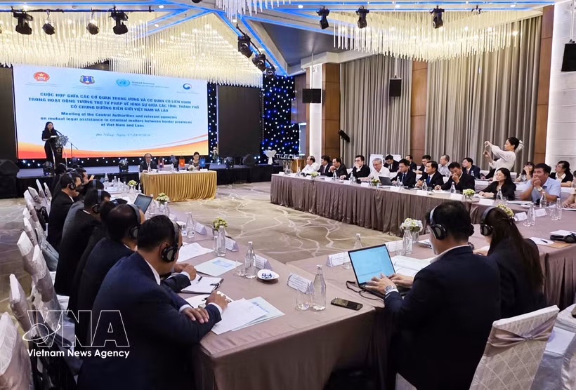 会议现场。图自越通社