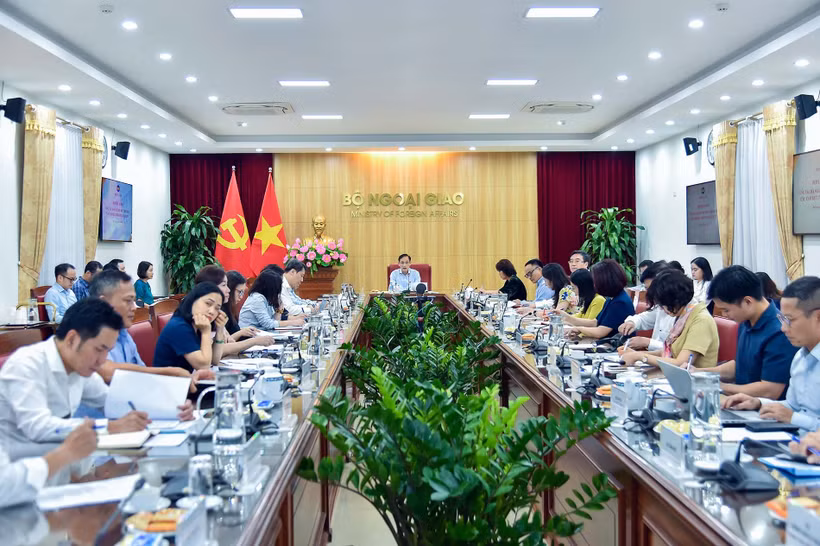 越南外交部召开跨部门会议。图自外交部