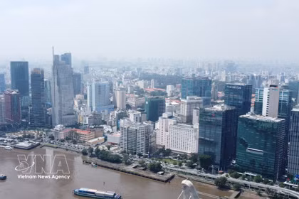 设于胡志明市的越南国际金融中心（VIFC-HCMC）于2026年2月正式亮相。图自越通社