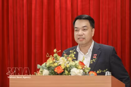 河内市中小企业协会副主席、秘书长莫国英。图自越通社