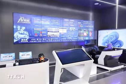 中国—东盟人工智能创新合作中心。图自越通社
