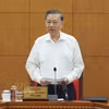 越共中央总书记、国家主席苏林发表讲话。图自越通社