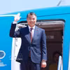 越南政府总理黎明兴圆满结束对老挝进行的正式访问。图自越通社