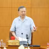 越共中央总书记、国家主席苏林发表讲话。图自越通社