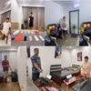 专案中被抓获的部分犯罪嫌疑人。广宁市公安局供图