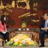 越南政府常务副总理范家足会见美国驻越大使詹妮弗·威克斯。图自chinhphu.vn