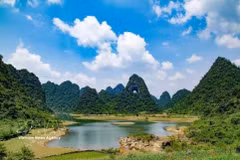 高平山水全球地质公园神眼山。越通社发