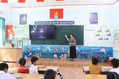 得乐省落实调整、重组公立教育机构网络的方针，同时确保教学工作正常进行，不受影响。图片来源：越通社