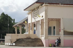 泰国尖竹汶府邦南隆县Ban Pakkad永久边境检查站。图自新华社