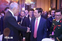 越南国防部部长潘文江大将率团出席第22届香格里拉对话会。图自越通社