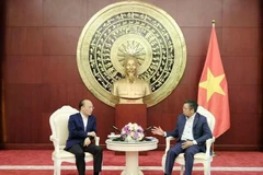 越南驻中国大使范青平会见广西壮族自治区人民政府副主席廖品琥。图自越通社