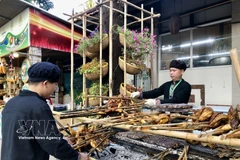 西贡旅游总公司美味佳肴和美食文化节介绍各地的美味佳肴。图自越通社