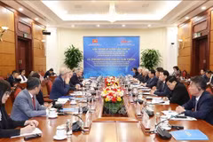 越南共产党与德国社会民主党第十次理论对话在河内举行。图自越通社
