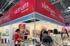 越南在2025年环球资源香港展的展位。图自越通社