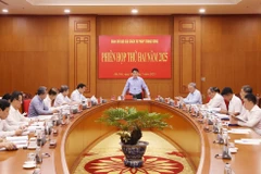越共中央司法改革指导委员会在国家主席、指导委员会主任梁强的主持下召开第二次会议。图自越通社