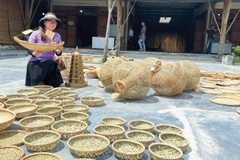 保罗竹藤编织手工艺村作品。图自互联网