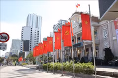 庆和省确保选举日安全如期举行。图自越通社