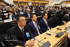 越南代表团。图自越通社