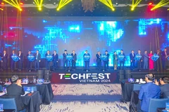 越南政府总理范明政出席2024年海防创新创业节。图自haiphong.gov.vn
