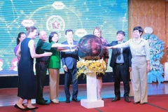 全国111人口贩运防控热线开通仪式。图自baophapluat.vn