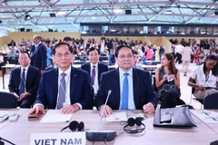 越南政府总理范明政出席联合国海洋大会开幕式。图自越通社