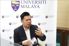 马来亚大学对外与安全事务专家柯林斯张友杰。图自越通社